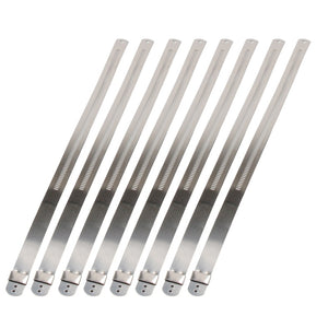 DEI 10211 Stainless Steel Positive Locking Tie 1/2in (12mm) x 9in - 8 per pac