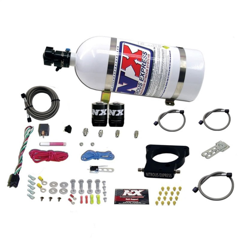 Nitrous Express Nitrous 20935-10 Express GM LS 78mm 3-Bolt Nitrous Plate Kit (50