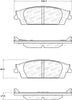 Stoptech 308.1707 Street Brake Pads - Front/Rear