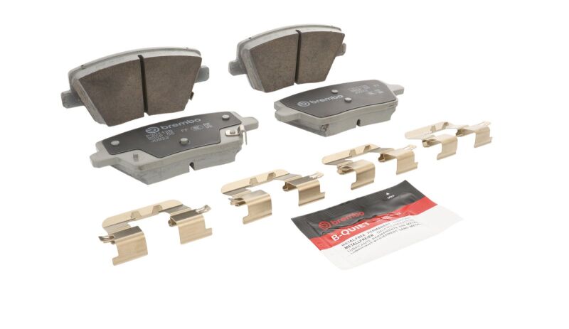 Brembo OE P30112N 19-22 fits Hyundai Veloster N Rear NAO Brake Pad