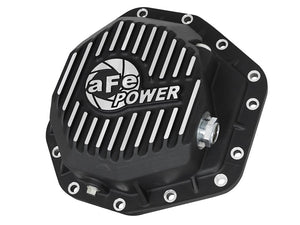 AFE 46-70352 Pro Ser Rear Diff Cover Black w/Mach Fins 2017 fits Ford Diesel Tr