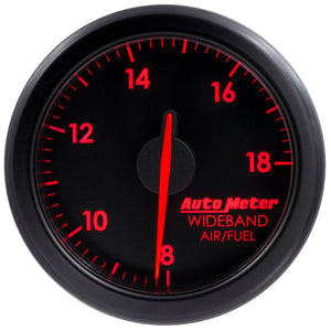 AutoMeter 9178-T Autometer Airdrive 2-1/6in Wideband Air / Fuel Gauge 10:1-17:1 ARF Range - Black