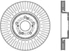 Stoptech 127.40080CL Slotted & Drilled Cryo Sport Brake Rotor