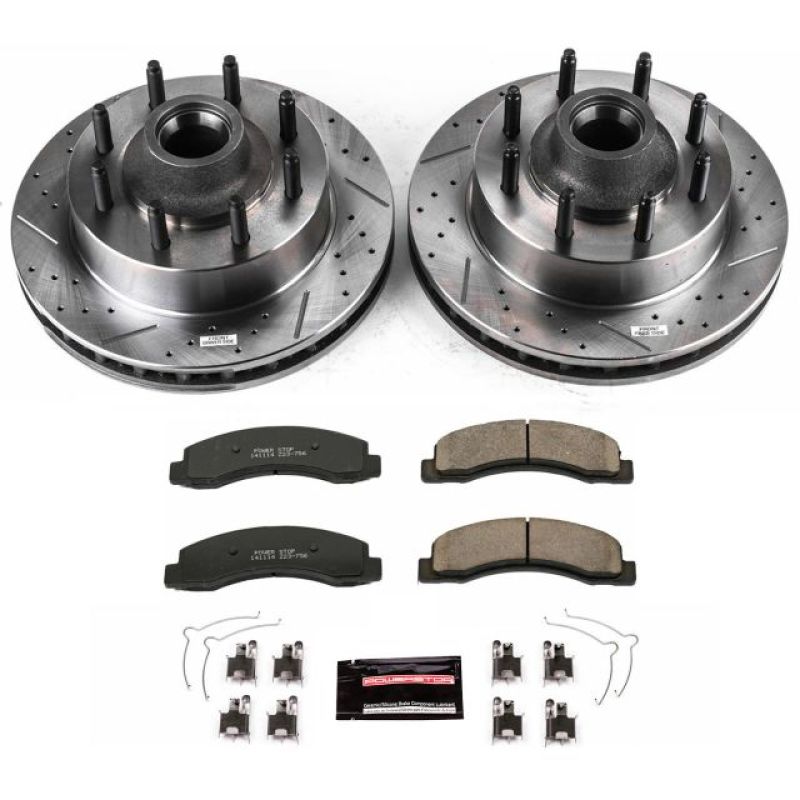 Power Stop K1392 03-04 fits Ford F-350 Super Duty Front Z23 Evolution Brake Kit