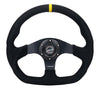NRG RST-024MB-SA-Y RST-024MB-SA-Y Reinforced Steering Wheel Sport Alcantara