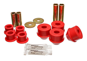 Energy Suspension 8.3110R 92-95 fits Toyota MR2 Red Front Control Arm Bushing Set (includes Strut Bushings)