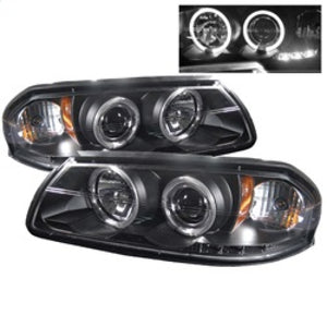 Spyder 5009401 fits Chevy 00-05 Impala Projector Headlights LED Halo LED Black