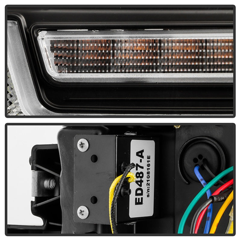 Spyder 5088796 20-23 fits Chevy Silverado 2500/3500 Proj Headlights - LED DRL -