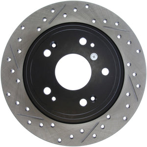 Stoptech 127.40068R 09-10 fits Acura TSX / 08-10 Honda Accord Coupe/05-10 Sedan Right Rear Slotted & Drilled Rotor