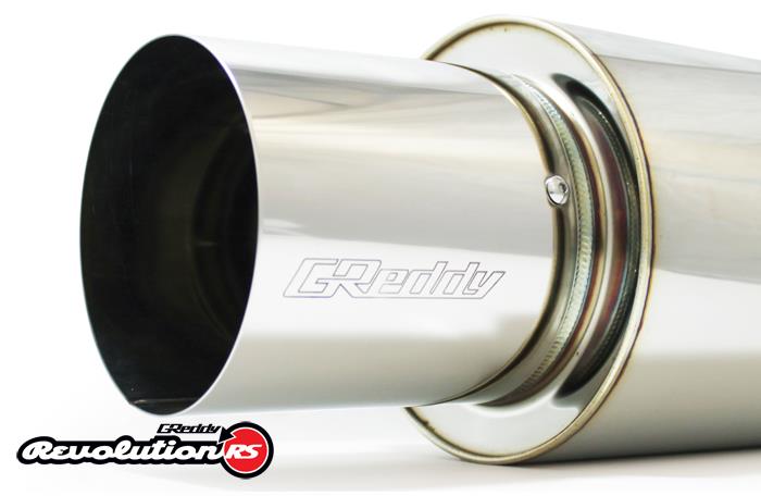 GReddy 11001126 Universal 2.5in 3-Bolt Tip Revolution RS Mufller