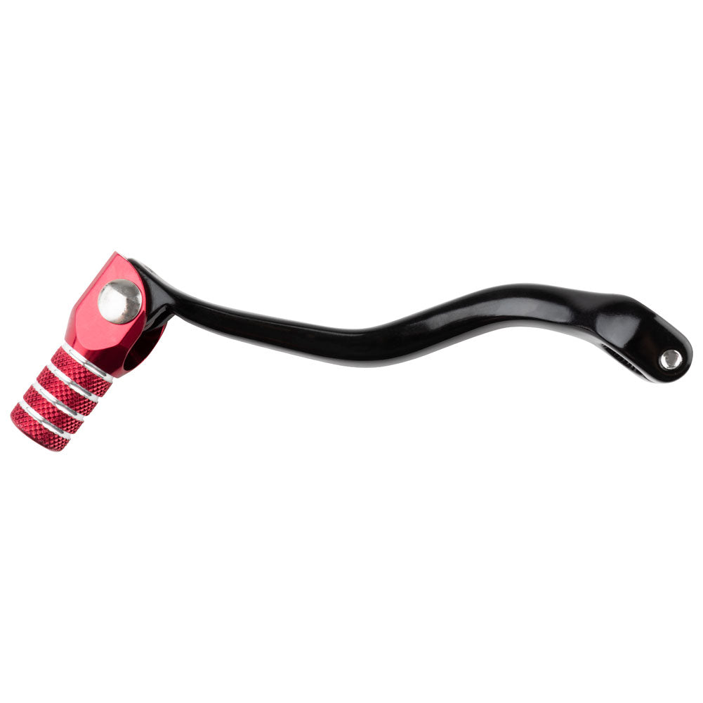 Tusk 1030850075 Folding Shift Lever  Black/Red Tip