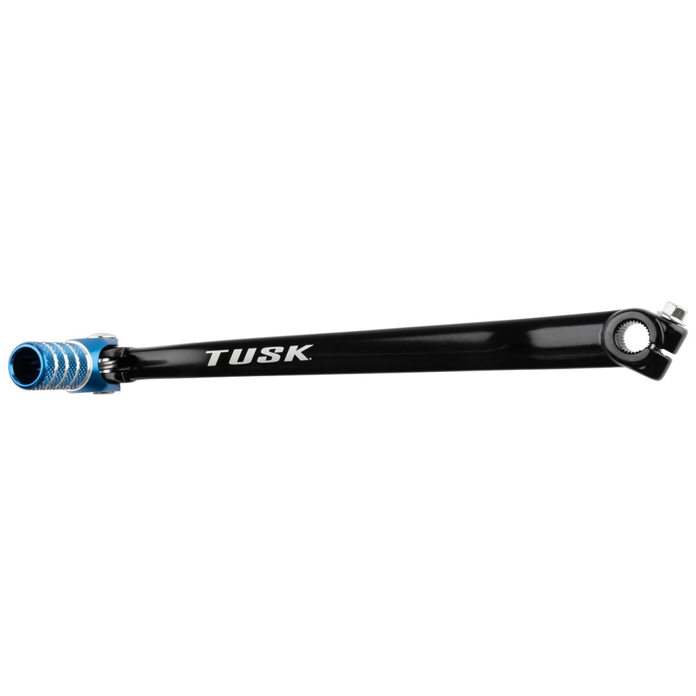 Tusk 1030850081 Folding Shift Lever  Black/Blue Tip
