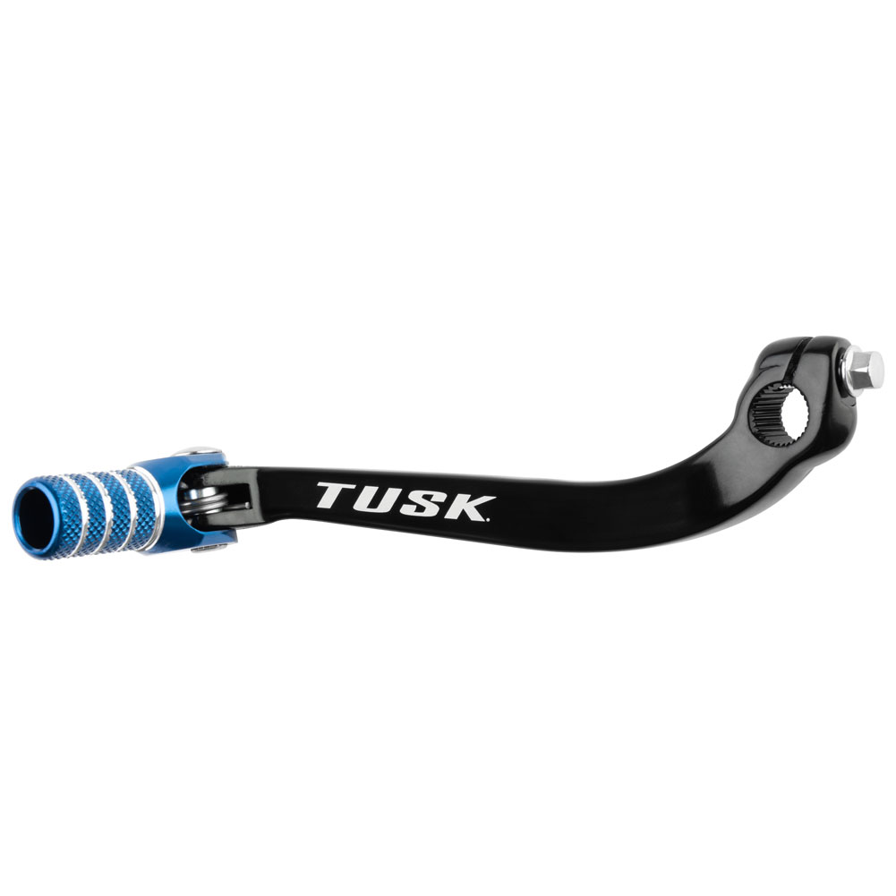 Tusk 1030850089 Folding Shift Lever  Black/Blue Tip