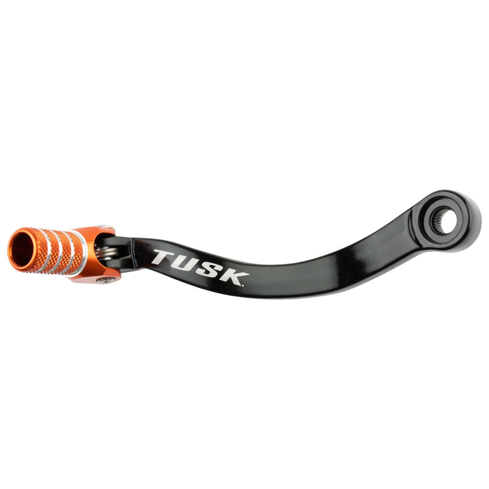 Tusk 1030850094 Folding Shift Lever Black/Orange Tip