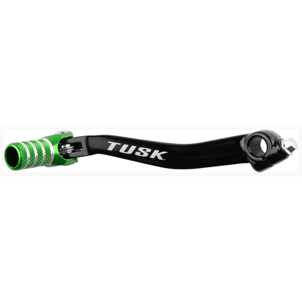 Tusk 1030850145 Folding Shift Lever Black/Green Tip