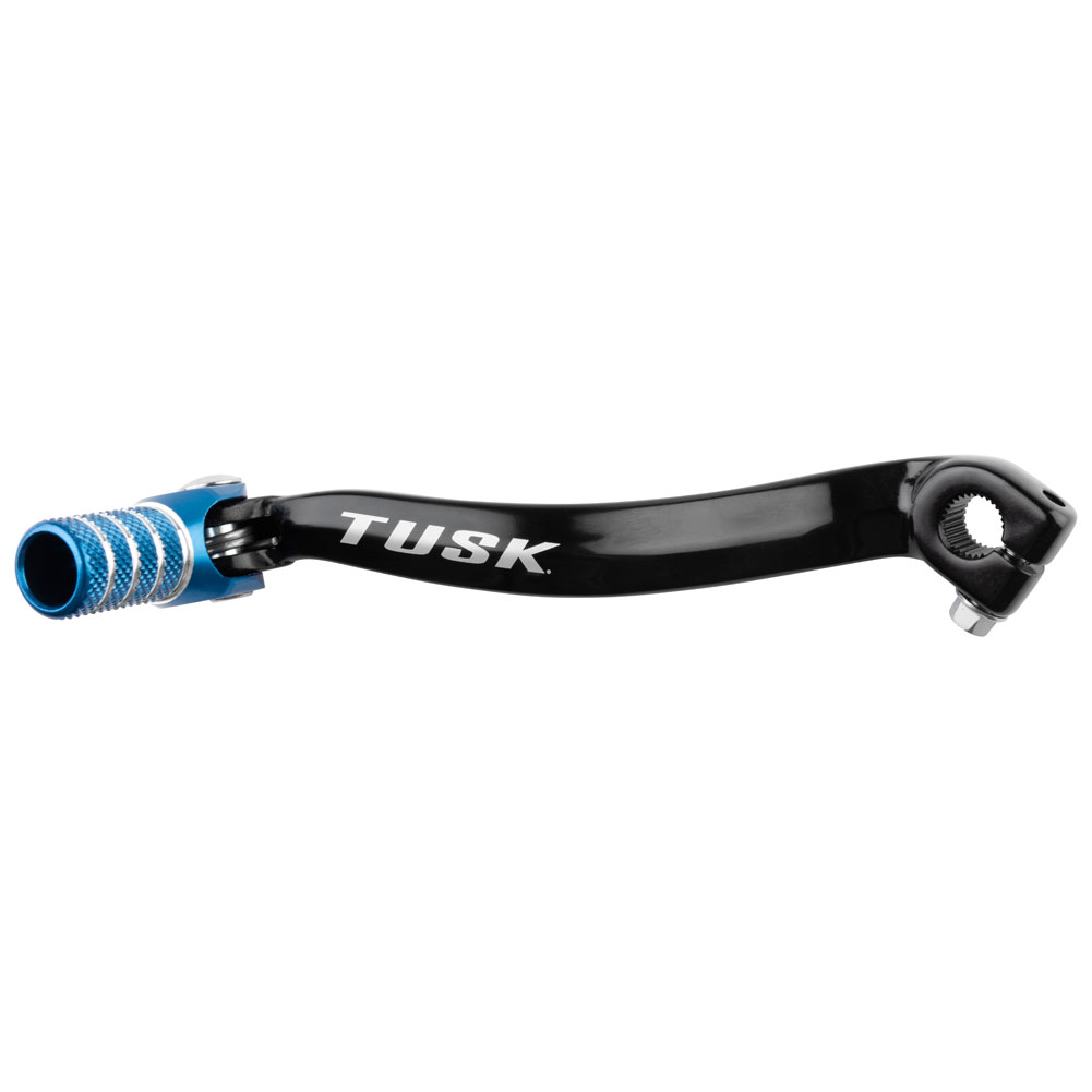 Tusk 1030850152 Folding Shift Lever  Black/Blue Tip
