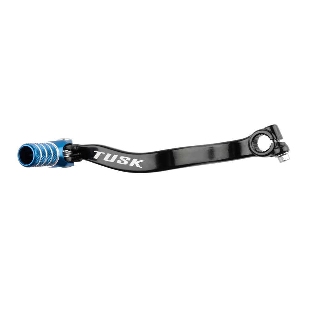 Tusk 1030850162 Folding Shift Lever  Black/Blue Tip