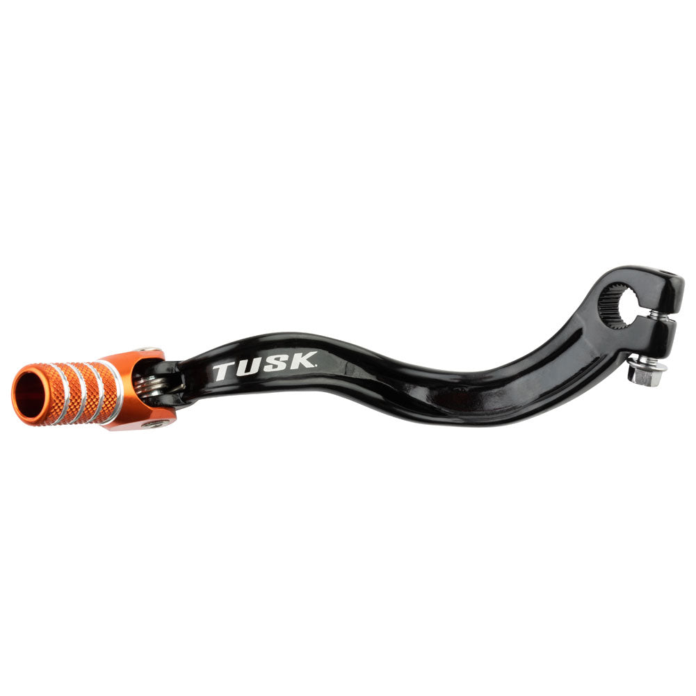 Tusk 1030850166 Folding Shift Lever Black/Orange Tip