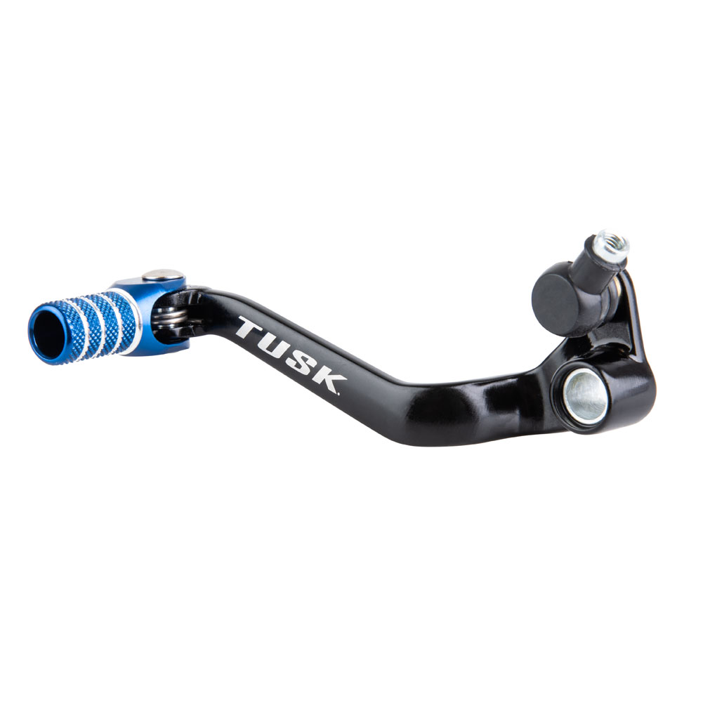 Tusk 1030850174 Folding Shift Lever  Black/Blue Tip
