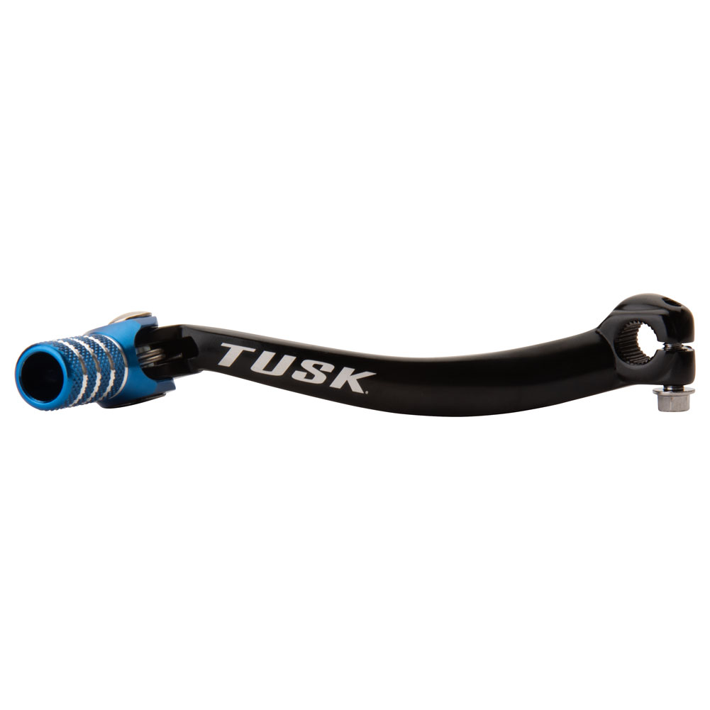 Tusk 1030850187 Folding Shift Lever  Black/Blue Tip