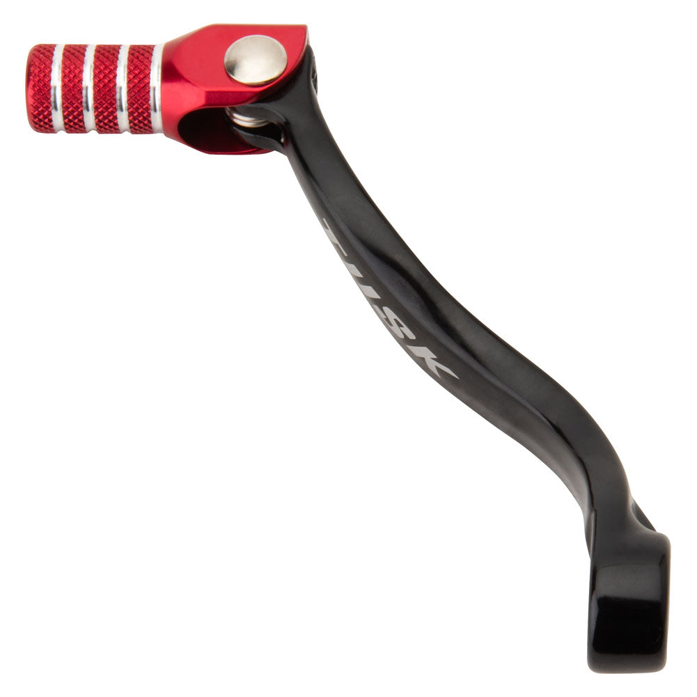 Tusk 1030850191 Folding Shift Lever Stock Black/Red Tip