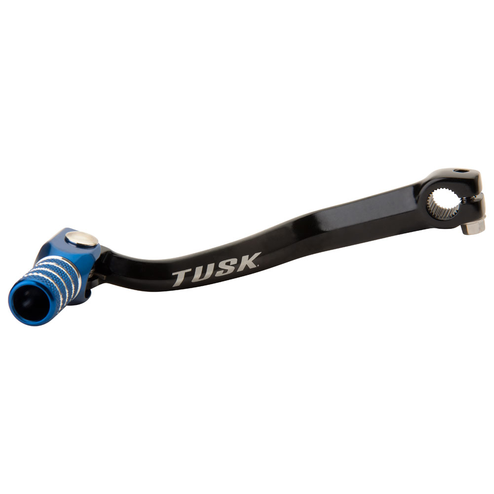Tusk 1030850197 Folding Shift Lever  Black/Blue Tip