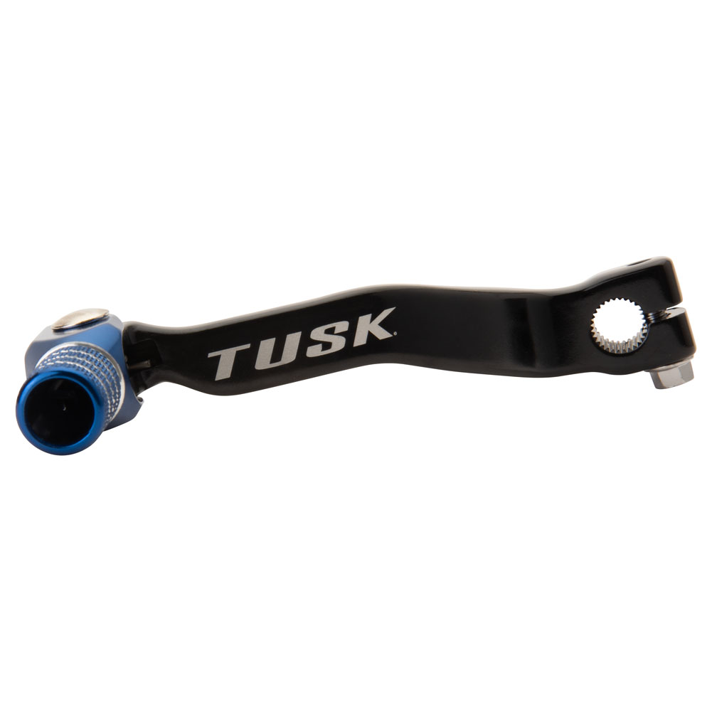 Tusk 1030850200 Folding Shift Lever  Black/Blue Tip