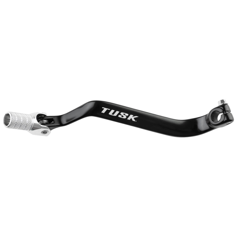 Tusk 1030850205 Folding Shift Lever  Black/Silver Tip