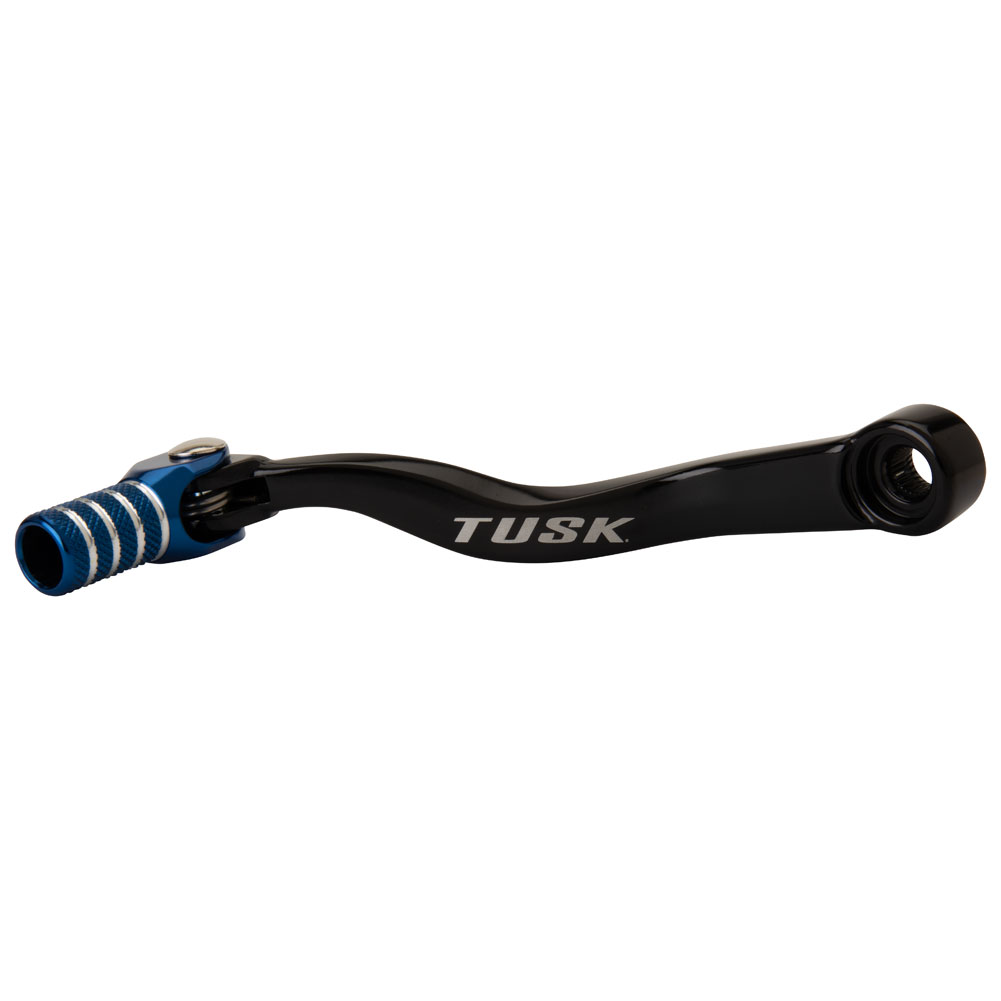 Tusk 1030850207 Folding Shift Lever  Black/Blue Tip