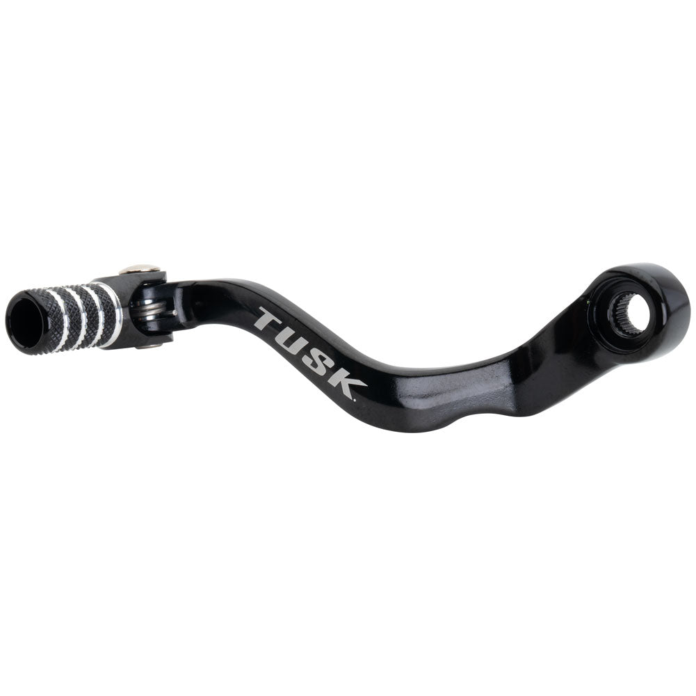 Tusk 1030850222 Folding Shift Lever  Black/Black Tip