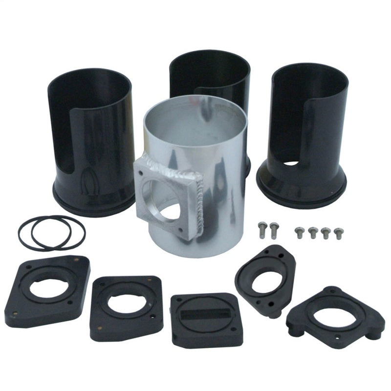 Spectre 9405 Mass Air Flow Sensor Adapter Kit (3in.) - Aluminum
