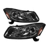 Spyder 5010681 fits Honda 08-12 Accord 4Dr Projector Headlights- LED Halo DRL S