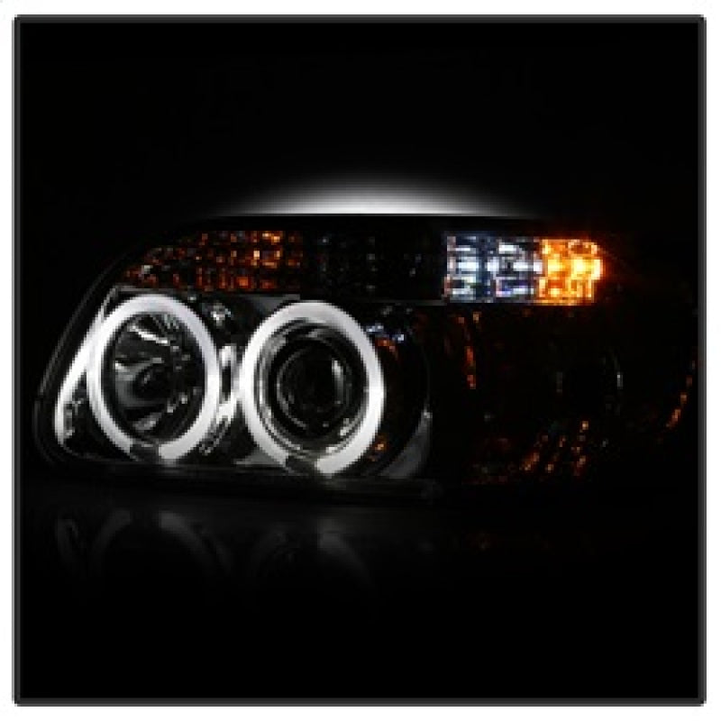 Spyder 5010148 fits Ford 95-01 Explorer 1PC Projector Headlights LED Halo Chrm
