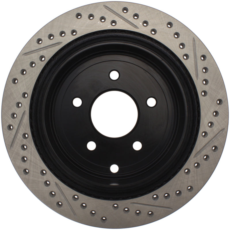 Stoptech 127.42078L Slotted & Drilled Sport Brake Rotor