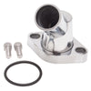 Edelbrock 4817 Waterneck fits SBC/BBC 45-Degree Two-Piece Cast Swivel Polished
