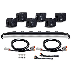 Borne Off-Road BNLT-BR-21M-B6U 2021+ fits Ford Bronco Direct Fit Light Pods - Mod Bumper - 6x Pods - Bumper - Up