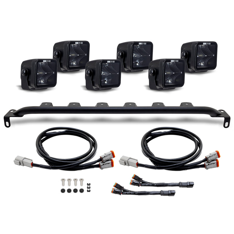 Borne Off-Road BNLT-BR-21M-B6U 2021+ fits Ford Bronco Direct Fit Light Pods - Mod Bumper - 6x Pods - Bumper - Up