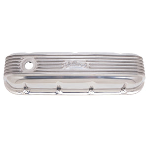 Edelbrock 4185 Valve Cover Classic Series fits Chevrolet 1965 and Later 396-502 V8 Polshed