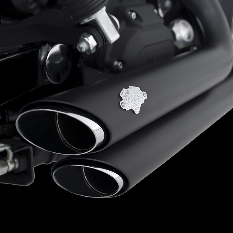 Vance and Hines 47317 Vance & Hines HD Dyna 06-11 Shortshots Staggered Bl PCX