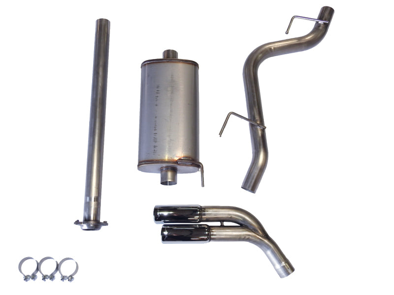 JBA 40-2544 15-20 fits Ford F-150 2.7L/3.5L/5.0L 409SS Pass Side Dual Exit Cat-Back Exhaust