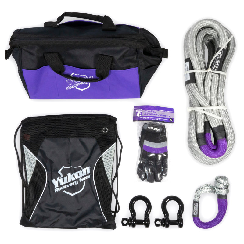 Yukon YRGKIT-1 Recovery Gear Kit w/7/8in Kinetic Rope