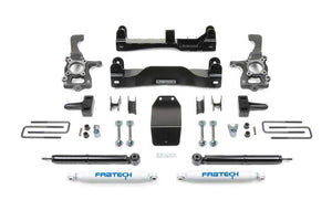 Fabtech K2209 2014 fits Ford F150 4WD 4in Basic Sys w/Rr Perf Shks