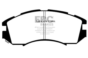 EBC UD470 92-96 fits Subaru Impreza 1.8 (2WD) (13in Wheels) Ultimax2 Front Brake Pads