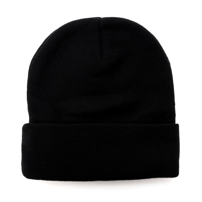 BLOX Racing BXAP-00126 Classic Beanie - Black w/ Stacked Logo