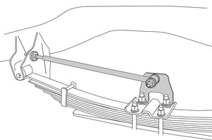 Tuff Country 30695 69-93 fits Dodge Truck 1/2 & 3/4 Ton 4wd Traction Bars Pair