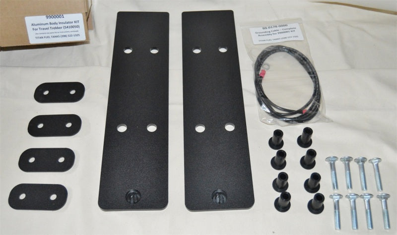 fits Titan Fuel Tanks 9900001 17-24 Universal Aluminum Body Insulator Kit (For use w/5410050)