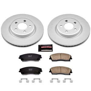 PowerStop fits Chrysler 05-19 300 Front Z17 Evolution Geomet Coated Brake Kit