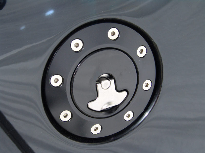 Ridetech 81000036 Universal Locking Gas Cap (Black Anodized)