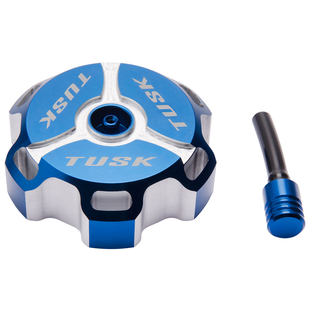 Tusk 1086820007 Billet Aluminum Gas Cap, IMS Fuel Tanks  Blue Machined
