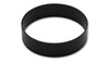 Vibrant 12563 HD Aluminum Union Sleeve for 2in OD Tubing - Hard Anodized Black